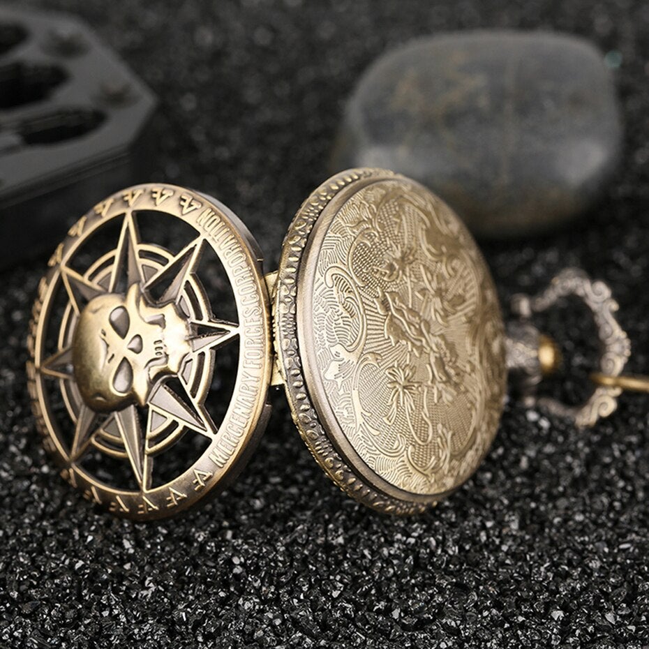 Crossfire Skull Pocketwatch Tokki s Whimsical Times